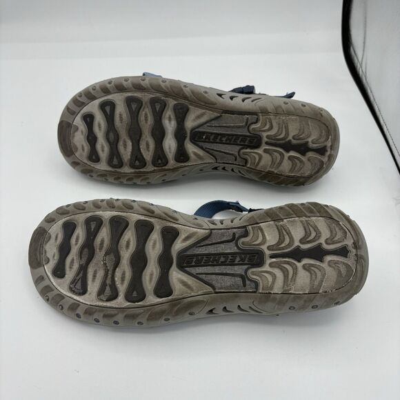 Skechers Sandals Womens Size 9 Reggae Outdoor Lifestyle Blue Flip Flop Strap C2‎ - Picture 9 of 9